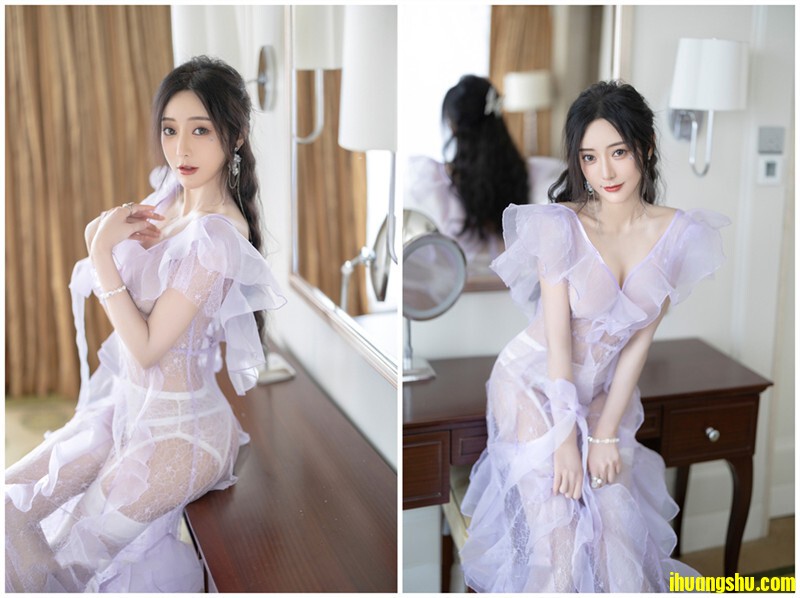 超豪乳美女靓特紫色透视连衣裙 极致仙女级女神[998.05MB/MP4/WF]